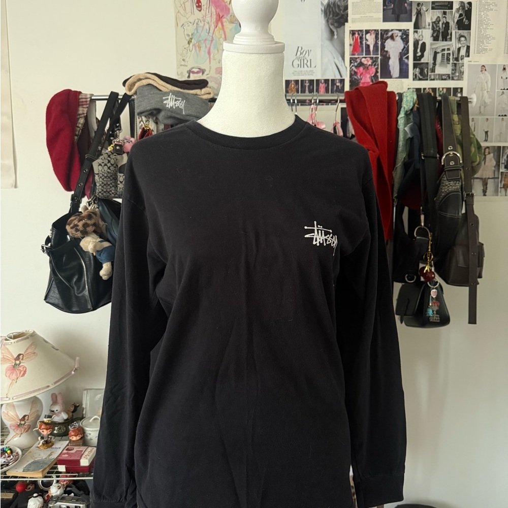 Stussy Black Graphic Tee